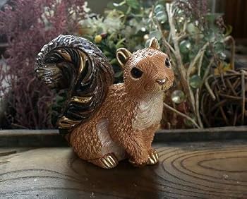 リス　ウサギ　キツネ　陶器　置物　インテリア　工芸品　美術品　A3290 リス ウサギ キツネ 陶器 置物 インテリア 工芸品 美術品 A3290 置物